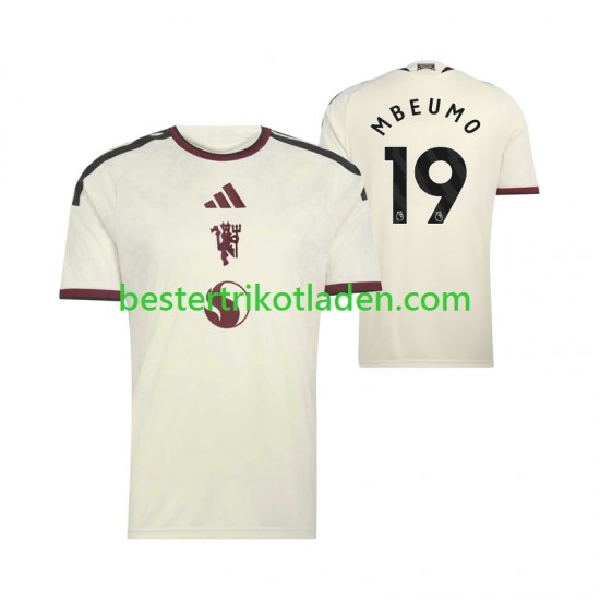 Fußballtrikot Manchester United Bryan Mbeumo 19 Ausweich Trikot 3rd 2026-2027 Kurzarm für Herren