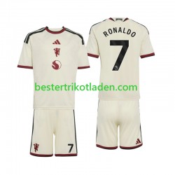 Fußballtrikot Manchester United Cristiano Ronaldo 7 Ausweich Trikot 3rd 2026-2027 Kurzarm für Kinder
