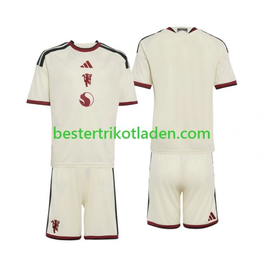 Fußballtrikot Manchester United Ausweich Trikot 3rd 2026-2027 Kurzarm für Kinder