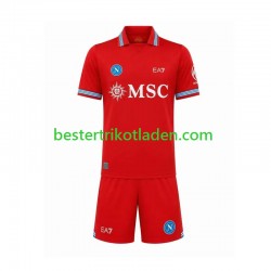Fußballtrikot SSC Neapel Ausweich Trikot 3rd 2026-2027 Kurzarm für Kinder