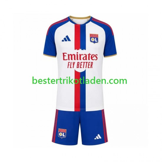 Fußballtrikot Olympique Lyon Auswärts Trikot Away 2026-2027 Kurzarm für Kinder