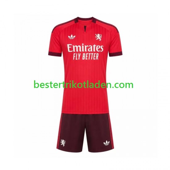 Fußballtrikot Olympique Lyon Heim Trikot Home 2026-2027 Kurzarm für Kinder