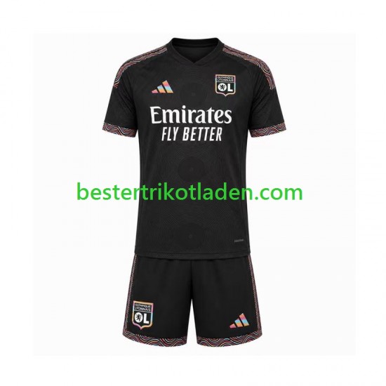 Fußballtrikot Olympique Lyon Ausweich Trikot 3rd 2026-2027 Kurzarm für Kinder