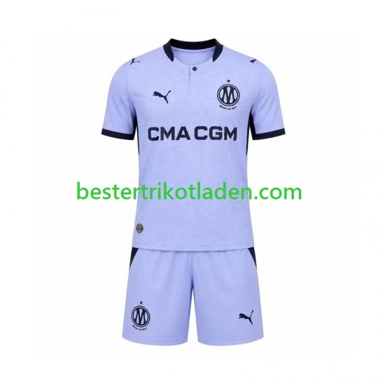 Fußballtrikot Olympique Marseille Ausweich Trikot 3rd 2026-2027 Kurzarm für Kinder