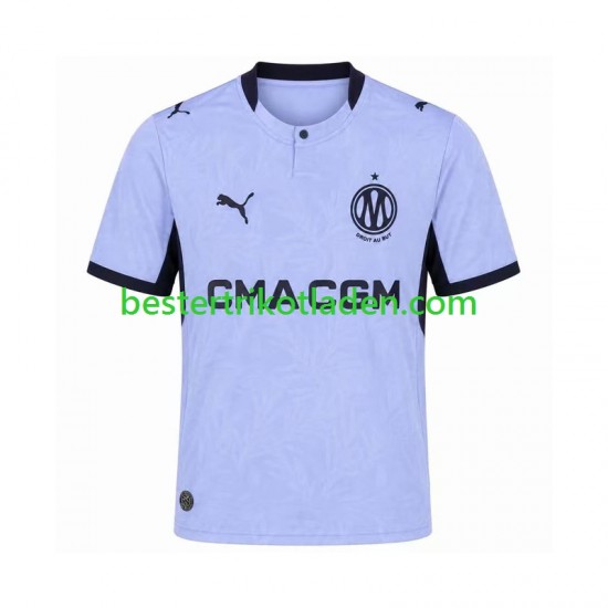 Fußballtrikot Olympique Marseille Ausweich Trikot 3rd 2026-2027 Kurzarm für Herren