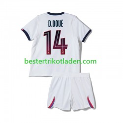 Fußballtrikot Paris Saint-Germain Desire Doue 14 Auswärts Trikot Away 2026-2027 Kurzarm für Kinder