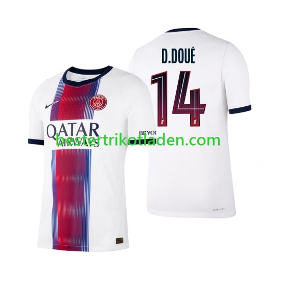 Fußballtrikot Paris Saint-Germain Desire Doue 14 Auswärts Trikot Away 2026-2027 Kurzarm für Herren
