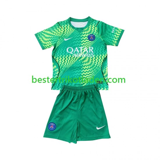 Fußballtrikot Paris Saint-Germain Torwart Auswärts Trikot Away 2026-2027 Kurzarm für Kinder