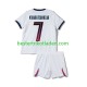 Fußballtrikot Paris Saint-Germain Khvicha Kvaratskhelia 7 Auswärts Trikot Away 2026-2027 Kurzarm für Kinder