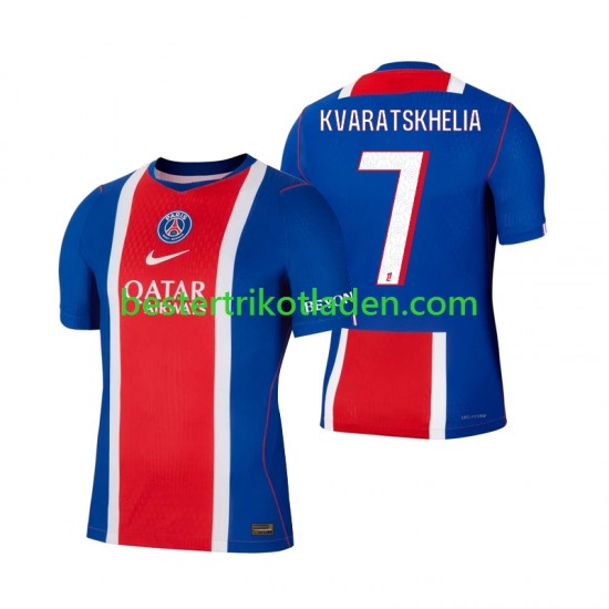 Fußballtrikot Paris Saint-Germain Khvicha Kvaratskhelia 7 Heim Trikot Home 2026-2027 Kurzarm für Herren