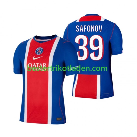 Fußballtrikot Paris Saint-Germain Matvey Safonov 39 Heim Trikot Home 2026-2027 Kurzarm für Herren