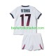 Fußballtrikot Paris Saint-Germain Vitinha 17 Auswärts Trikot Away 2026-2027 Kurzarm für Kinder