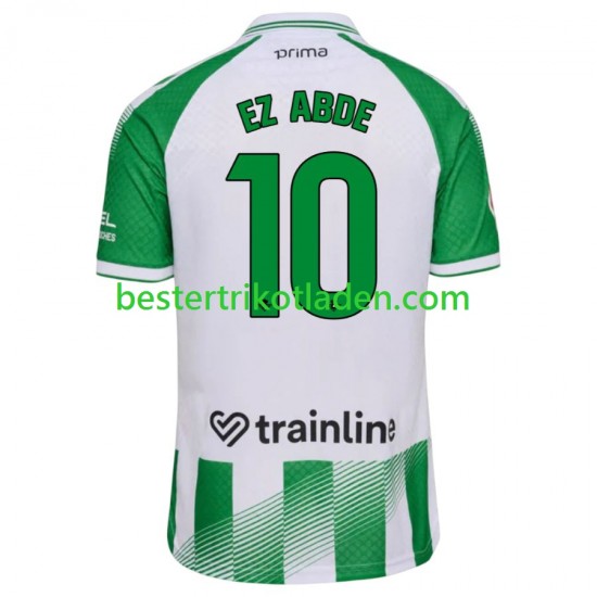 Fußballtrikot Betis Sevilla Abde Ezzalzouli 10 Heim Trikot Home 2026-2027 Kurzarm für Herren