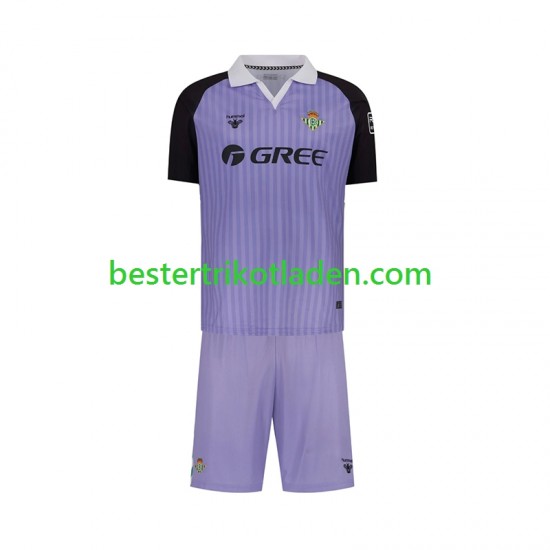 Fußballtrikot Betis Sevilla Torwart Retro Heim Trikot Home 2025-2026 Kurzarm für Kinder