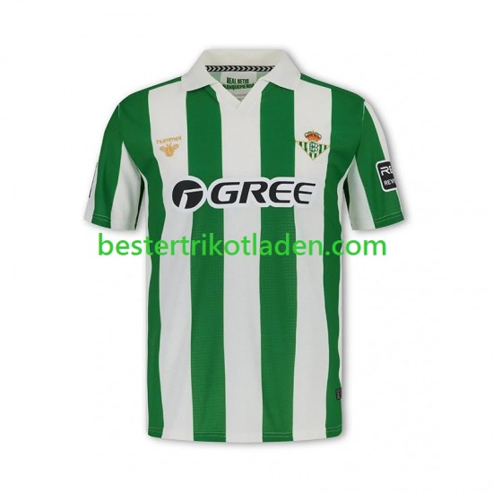 Fußballtrikot Betis Sevilla Retro Heim Trikot Home 2025-2026 Kurzarm für Herren