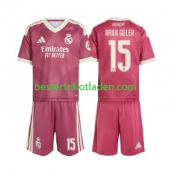 Fußballtrikot Real Madrid Arda Guler 15 Ausweich Trikot 3rd 2026-2027 Kurzarm für Kinder