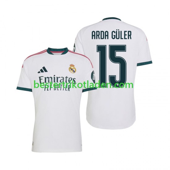 Fußballtrikot Real Madrid Arda Guler 15 Heim Trikot Home 2026-2027 Kurzarm für Herren