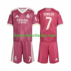 Fußballtrikot Real Madrid Cristiano Ronaldo 7 Ausweich Trikot 3rd 2026-2027 Kurzarm für Kinder