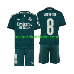 Fußballtrikot Real Madrid Federico Valverde 8 Auswärts Trikot Away 2026-2027 Kurzarm für Kinder