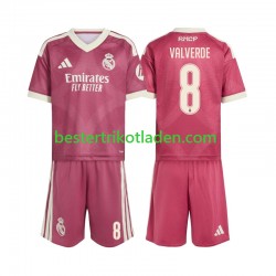 Fußballtrikot Real Madrid Federico Valverde 8 Ausweich Trikot 3rd 2026-2027 Kurzarm für Kinder
