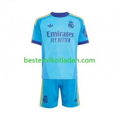 Fußballtrikot Real Madrid Torwart Auswärts Trikot Away 2026-2027 Kurzarm für Kinder