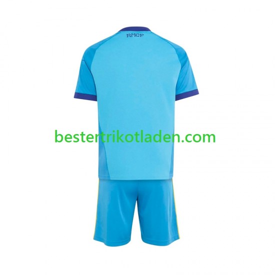 Fußballtrikot Real Madrid Torwart Auswärts Trikot Away 2026-2027 Kurzarm für Kinder