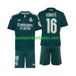 Fußballtrikot Real Madrid Ibrahima Konate 16 Auswärts Trikot Away 2026-2027 Kurzarm für Kinder