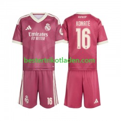 Fußballtrikot Real Madrid Ibrahima Konate 16 Ausweich Trikot 3rd 2026-2027 Kurzarm für Kinder