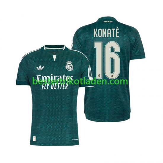Fußballtrikot Real Madrid Ibrahima Konate 16 Auswärts Trikot Away 2026-2027 Kurzarm für Herren