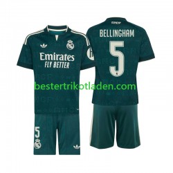 Fußballtrikot Real Madrid Jude Bellingham 5 Auswärts Trikot Away 2026-2027 Kurzarm für Kinder