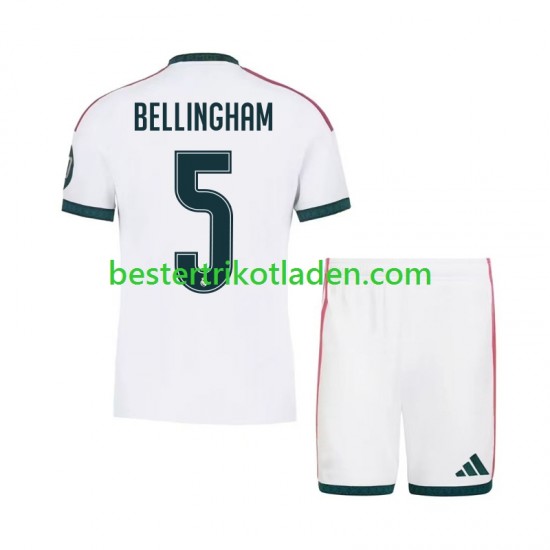 Fußballtrikot Real Madrid Jude Bellingham 5 Heim Trikot Home 2026-2027 Kurzarm für Kinder
