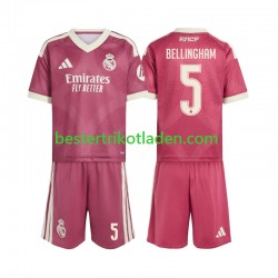 Fußballtrikot Real Madrid Jude Bellingham 5 Ausweich Trikot 3rd 2026-2027 Kurzarm für Kinder