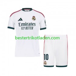 Fußballtrikot Real Madrid Mbappé Kylian 10 Heim Trikot Home 2026-2027 Kurzarm für Kinder