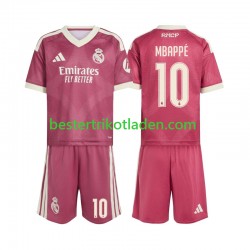 Fußballtrikot Real Madrid Mbappé Kylian 10 Ausweich Trikot 3rd 2026-2027 Kurzarm für Kinder