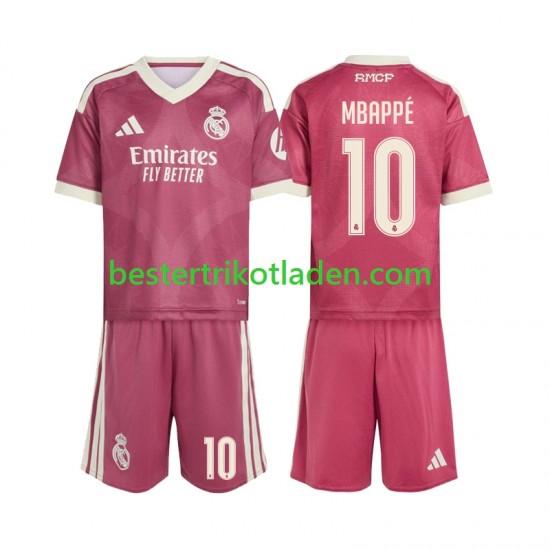 Fußballtrikot Real Madrid Mbappé Kylian 10 Ausweich Trikot 3rd 2026-2027 Kurzarm für Kinder