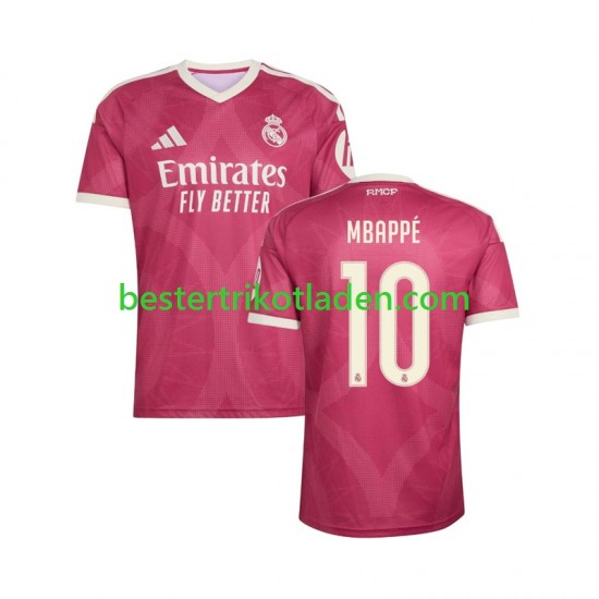 Fußballtrikot Real Madrid Mbappé Kylian 10 Ausweich Trikot 3rd 2026-2027 Kurzarm für Herren
