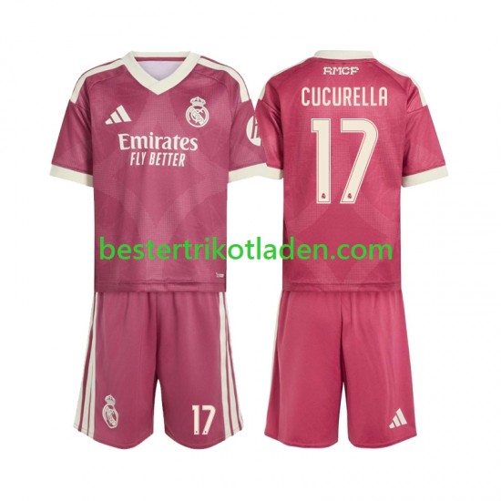 Fußballtrikot Real Madrid Marc Cucurella 17 Ausweich Trikot 3rd 2026-2027 Kurzarm für Kinder