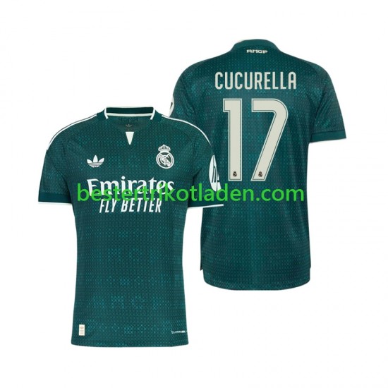 Fußballtrikot Real Madrid Marc Cucurella 17 Auswärts Trikot Away 2026-2027 Kurzarm für Herren
