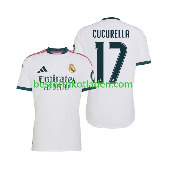 Fußballtrikot Real Madrid Marc Cucurella 17 Heim Trikot Home 2026-2027 Kurzarm für Herren