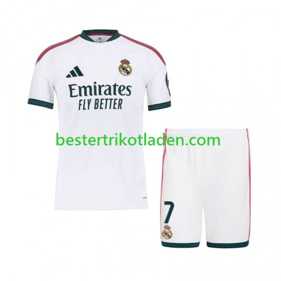 Fußballtrikot Real Madrid Vinicius Junior 7 Heim Trikot Home 2026-2027 Kurzarm für Kinder