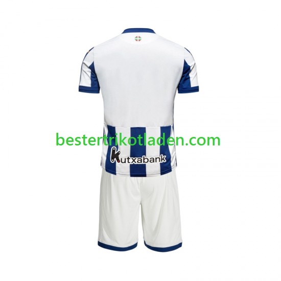 Fußballtrikot Real Sociedad Heim Trikot Home 2026-2027 Kurzarm für Kinder