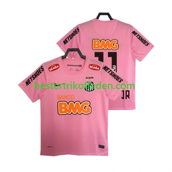 Fußballtrikot Santos Neymar JR 11 2012 2013 Retro Viertes trikot Kurzarm für Herren