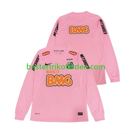Fußballtrikot Santos 2012 2013 Retro Viertes trikot Langarm für Herren