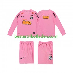 Fußballtrikot Santos 2012 2013 Retro Viertes trikot Langarm für Kinder