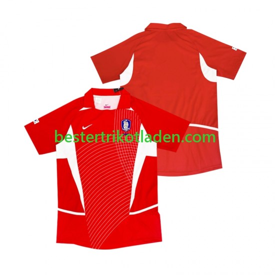 Fußballtrikot Südkorea 2002 Retro Heim Trikot Home Kurzarm für Herren