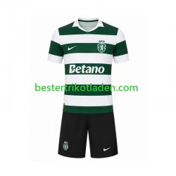 Fußballtrikot Sporting CP Heim Trikot Home 2026-2027 Kurzarm für Kinder