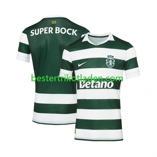 Fußballtrikot Sporting CP Heim Trikot Home 2026-2027 Kurzarm für Herren