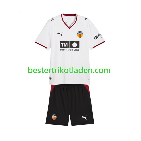 Fußballtrikot Valencia CF Heim Trikot Home 2026-2027 Kurzarm für Kinder