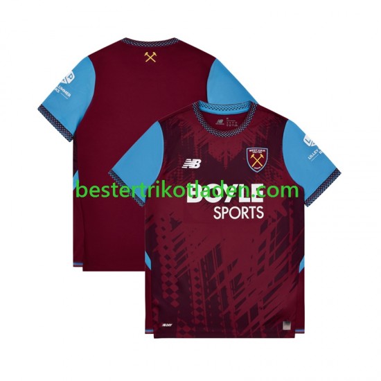 Fußballtrikot West Ham United Heim Trikot Home 2026-2027 Kurzarm für Herren