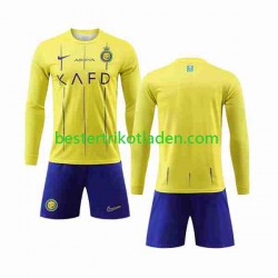 Fußballtrikot Al-Nassr Heim Trikot Home 2023-2024 Langarm für Kinder